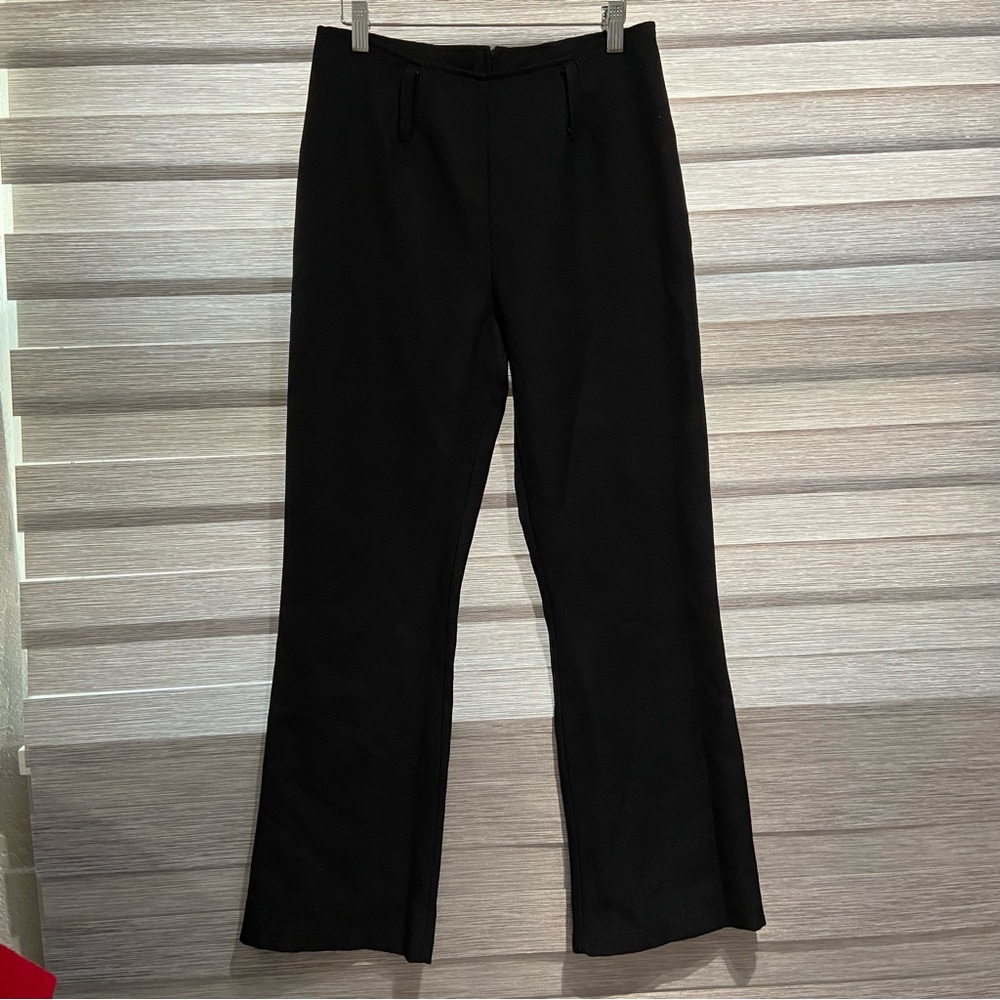 VINTAGE MADE IN USA CTME PANT black wide leg SIZE 7/8